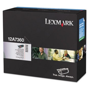Original/Genuine Lexmark 12A7360 Toner Cartridge, Black | Databazaar
