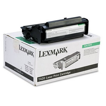 Lexmark 12A7415 Black, High Yield Toner Cartridge