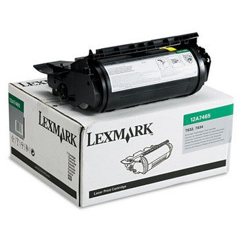 Lexmark 12A7465 Black, Extra High Yield Toner Cartridge