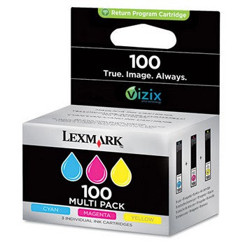 Lexmark 100 Multi Pack, Multicolor Ink Cartridge, Lexmark 14N0685