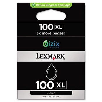Lexmark 100XL Black, High Yield Ink Cartridge, Lexmark 14N1068