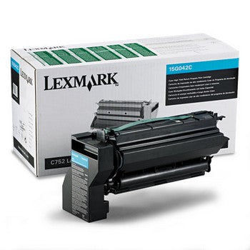 Lexmark 15G042C Cyan, High Yield Toner Cartridge