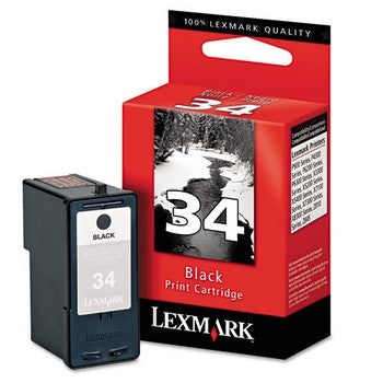 Lexmark 34 Black, High Yield Ink Cartridge, Lexmark 18C0034