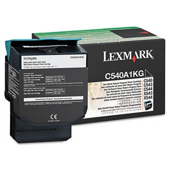 Lexmark C540A1KG Black, Retrurn Program Toner Cartridge
