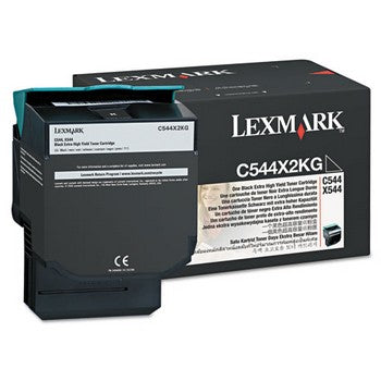 Lexmark C544X2KG Black, Extra High Yield Toner Cartridge