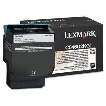 Lexmark C546U2KG Black, Extra High Yield Toner Cartridge
