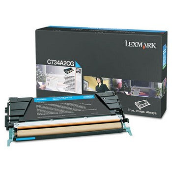 Lexmark C734A2CG Cyan Toner Cartridge