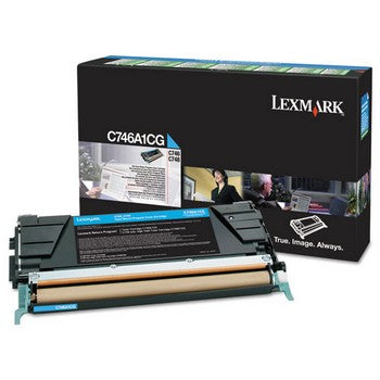 Lexmark C746A1CG Cyan Toner Cartridge