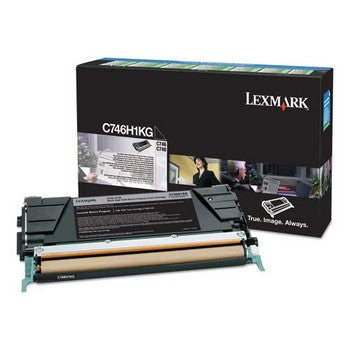 Lexmark C746H1KG Black, High Yield Toner Cartridge