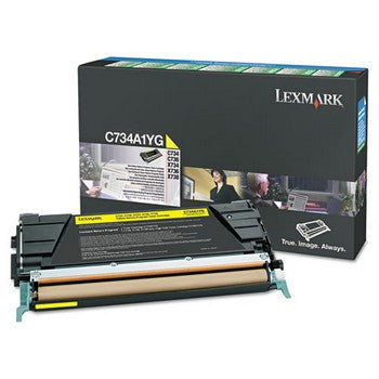 Lexmark C748H1YG Yellow, High Yield Toner Cartridge