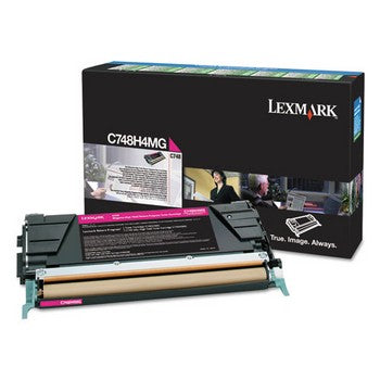 Lexmark C748 Magenta, High Yield Toner Cartridge, Lexmark C748H4MG