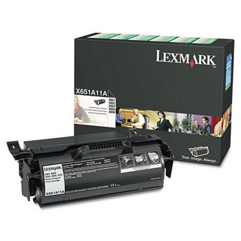 Lexmark X651A11A Black Toner Cartridge