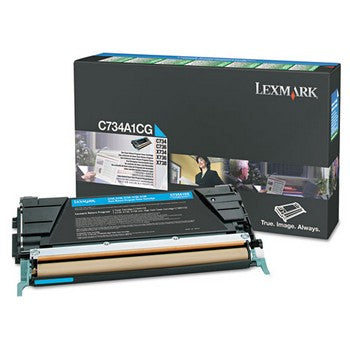 Lexmark X748H1CG Cyan, High Yield Toner Cartridge