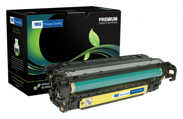 Remanufactured Extended Yield Yellow Toner Cartridge for HP CE252A (HP 504A)