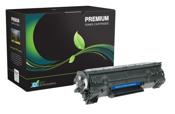 Remanufactured Extended Yield Toner Cartridge for HP CB435A (HP 35A)