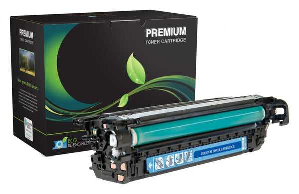 Remanufactured Extended Yield Cyan Toner Cartridge for HP CE261A (HP 648A)