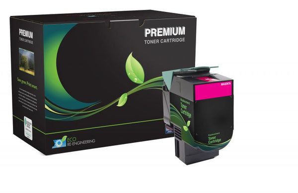 MSE Remanufactured High Yield Magenta Toner Cartridge for Lexmark C540/C544/X543/X544