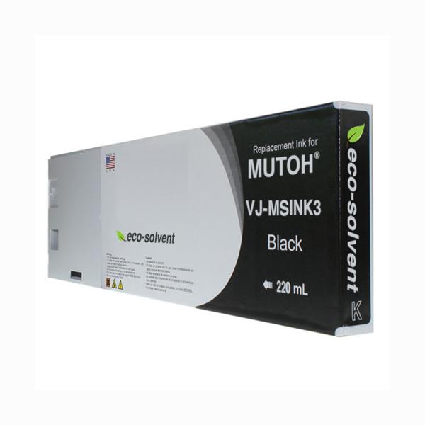 WF Non-OEM New Black Wide Format Inkjet Cartridge for Mutoh VJ-MSINK3A-BK220