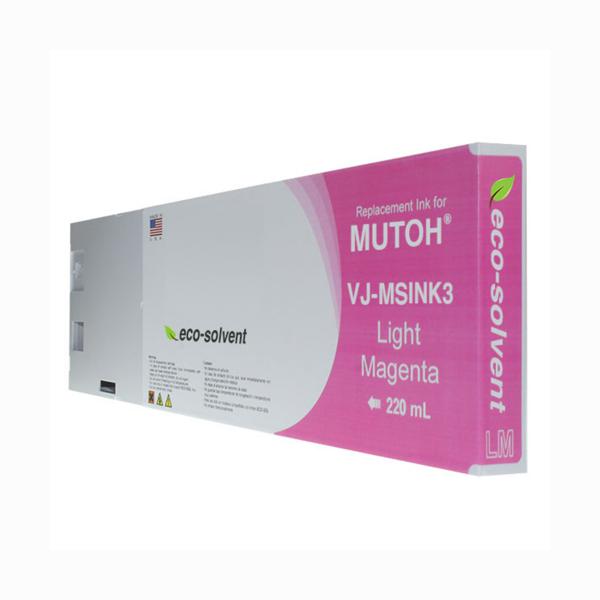 WF Non-OEM New Light Magenta Wide Format Inkjet Cartridge for Mutoh VJ-MSINK3-LM220