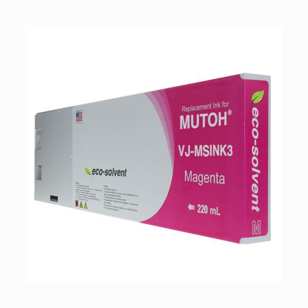 WF Non-OEM New Magenta Wide Format Inkjet Cartridge for Mutoh VJ-MSINK3A-MA220