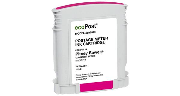 Remanufactured Postage Meter Magenta Ink Cartridge for Pitney Bowes 787-E
