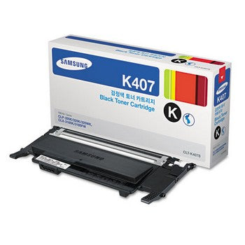 Samsung CLT-K407S Black Toner Cartridge, Samsung CLTK407S