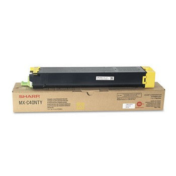 Sharp MX-C40NTY Yellow Toner Cartridge, Sharp MXC40NTY