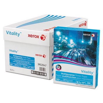 Vitality Multipurpose Printer Paper, 8 1/2 x 11, White, 500 Sheets/RM