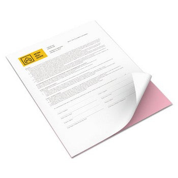 Xerox 3R12421 8.5 x 11 inch Premium Digital Carbonless Paper, White/Pink